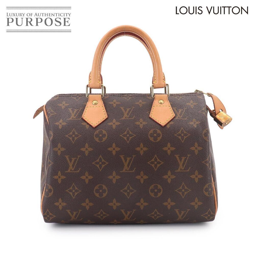 Louis Vuitton Speedy Monogram Handbag Brown